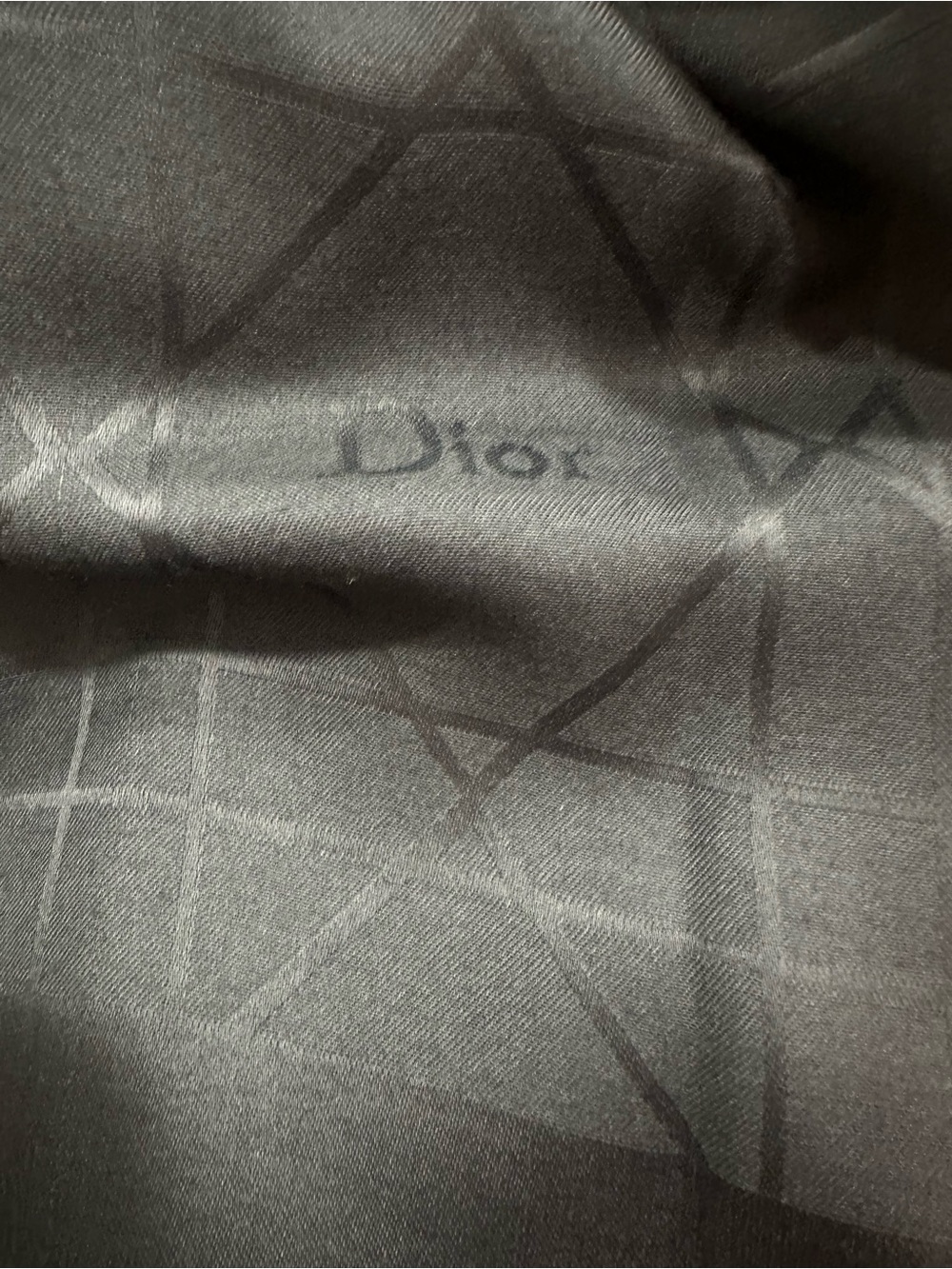 D logo black scarf shawl wrap 55” x 55”